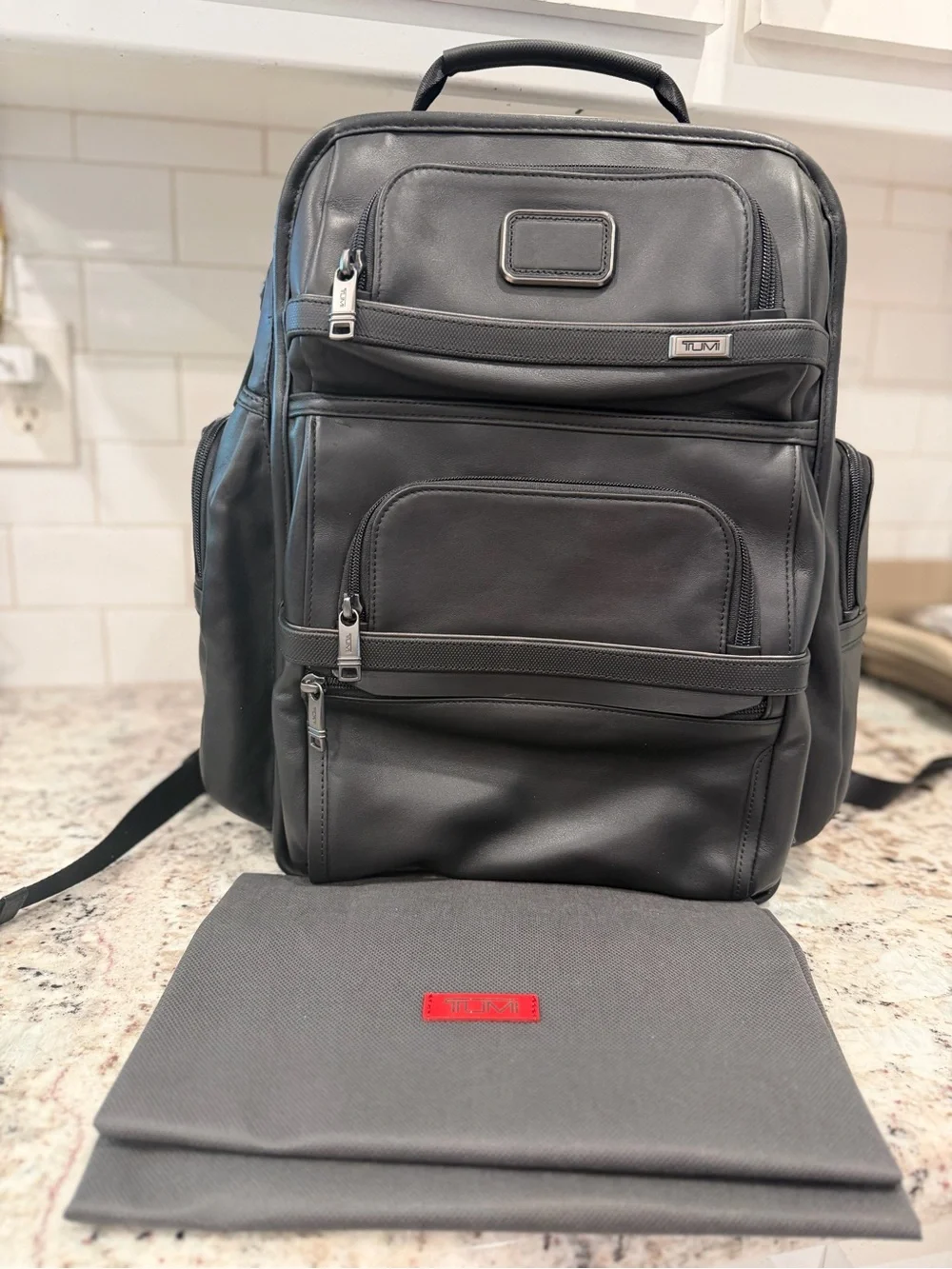 Tumi structured backpack